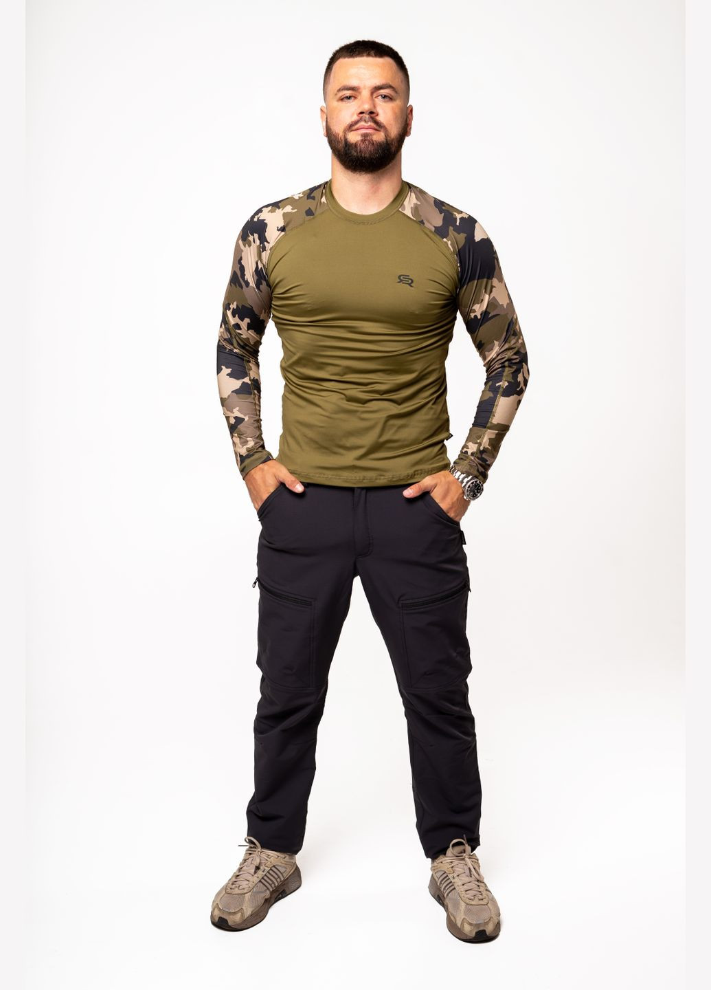 Чоловіча футболка з довгим рукавом тактична ThermoX FURIOUS ARMY (301001090)