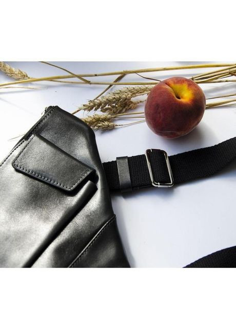 Сумка мужская планшет для документов рюкзак слинг в дорогу сумочка для телефона Черный 34728 Grande Pelle (361660322)