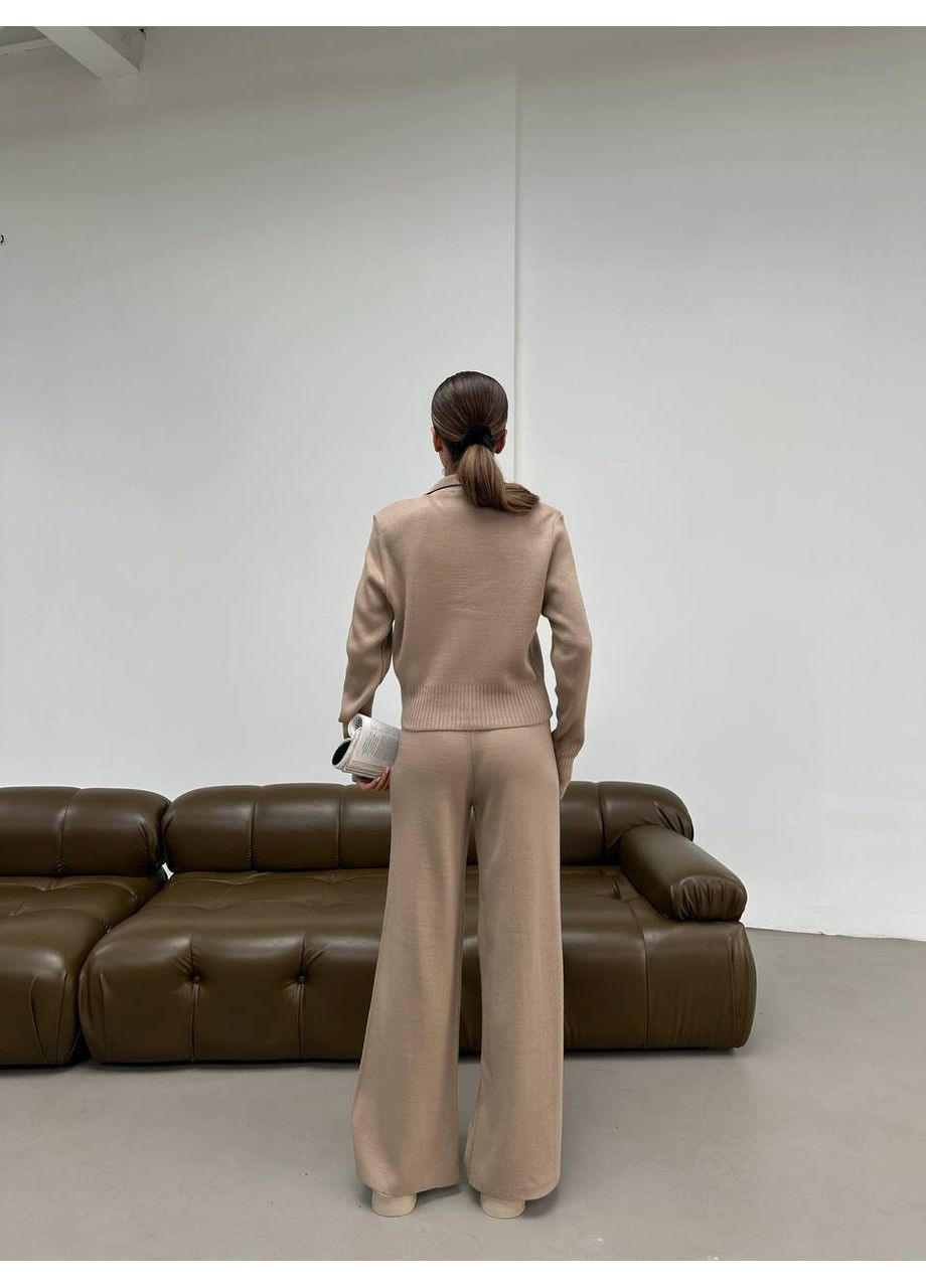 Жіночий теплий трикотажний костюм No Brand А872-301 (370590880)