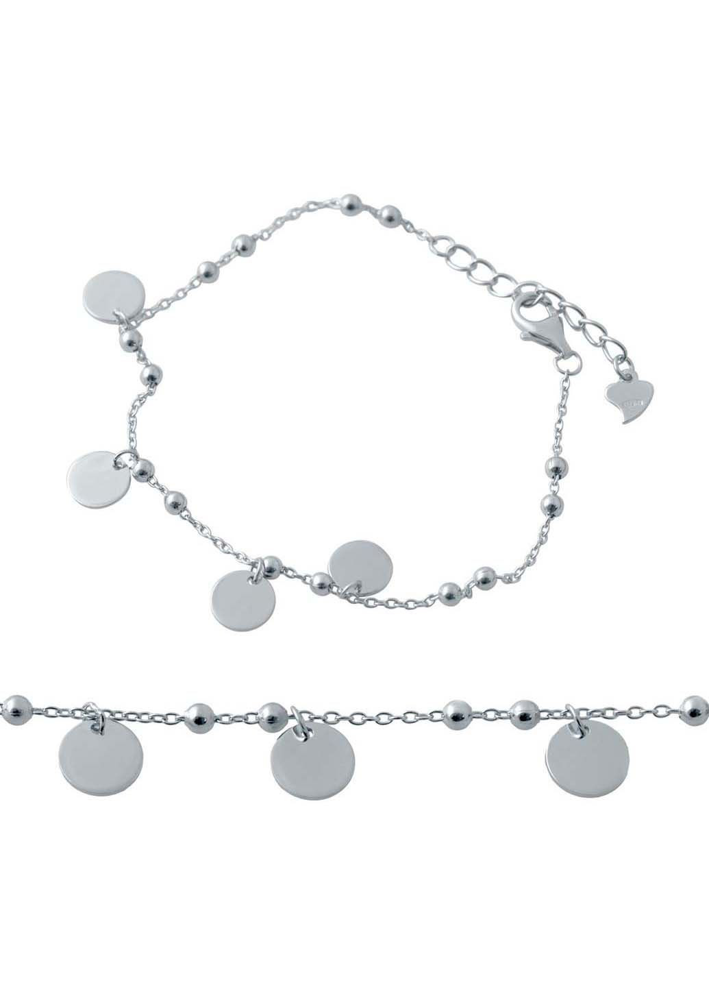 Серебряный браслет без камней (2037064) 17-20 размер Silver Breeze (317782248)