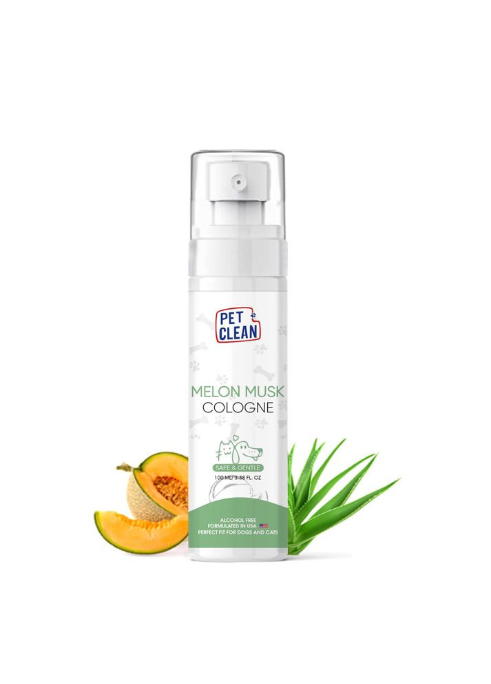 Парфумований спрей PET COLOGNE MUSK MELON після грумінгу для освіження шерсті тварин між купаннями з легким аромат Pet Clean (362701501)