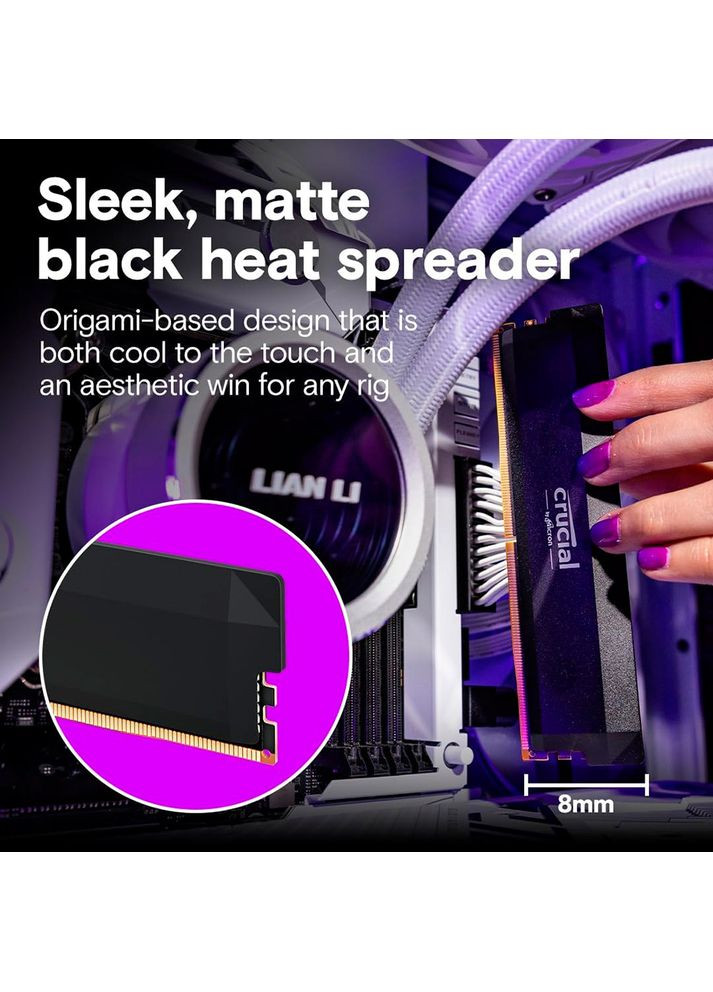 Модуль пам'яті 32GB DDR5 6400 MHz Pro Overclocking (CP32G64C40U5B) Micron (368901172)