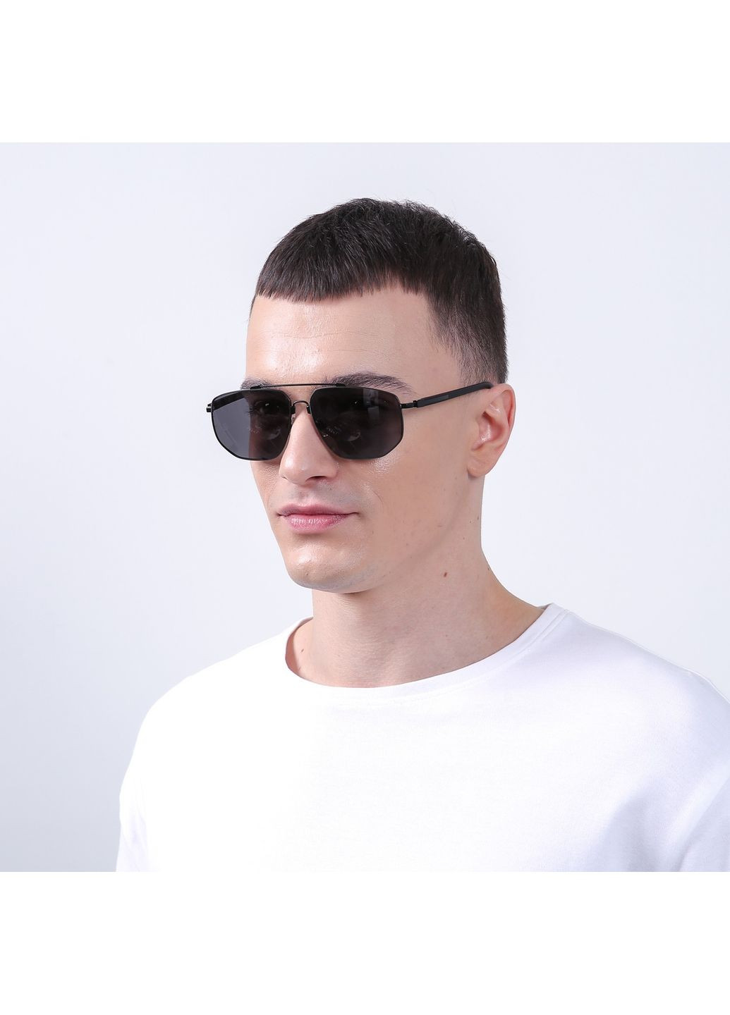 Сонцезахисні окуляри з поляризацією Фешн-класика чоловічі 724-686 LuckyLOOK 724-686М (322855420)