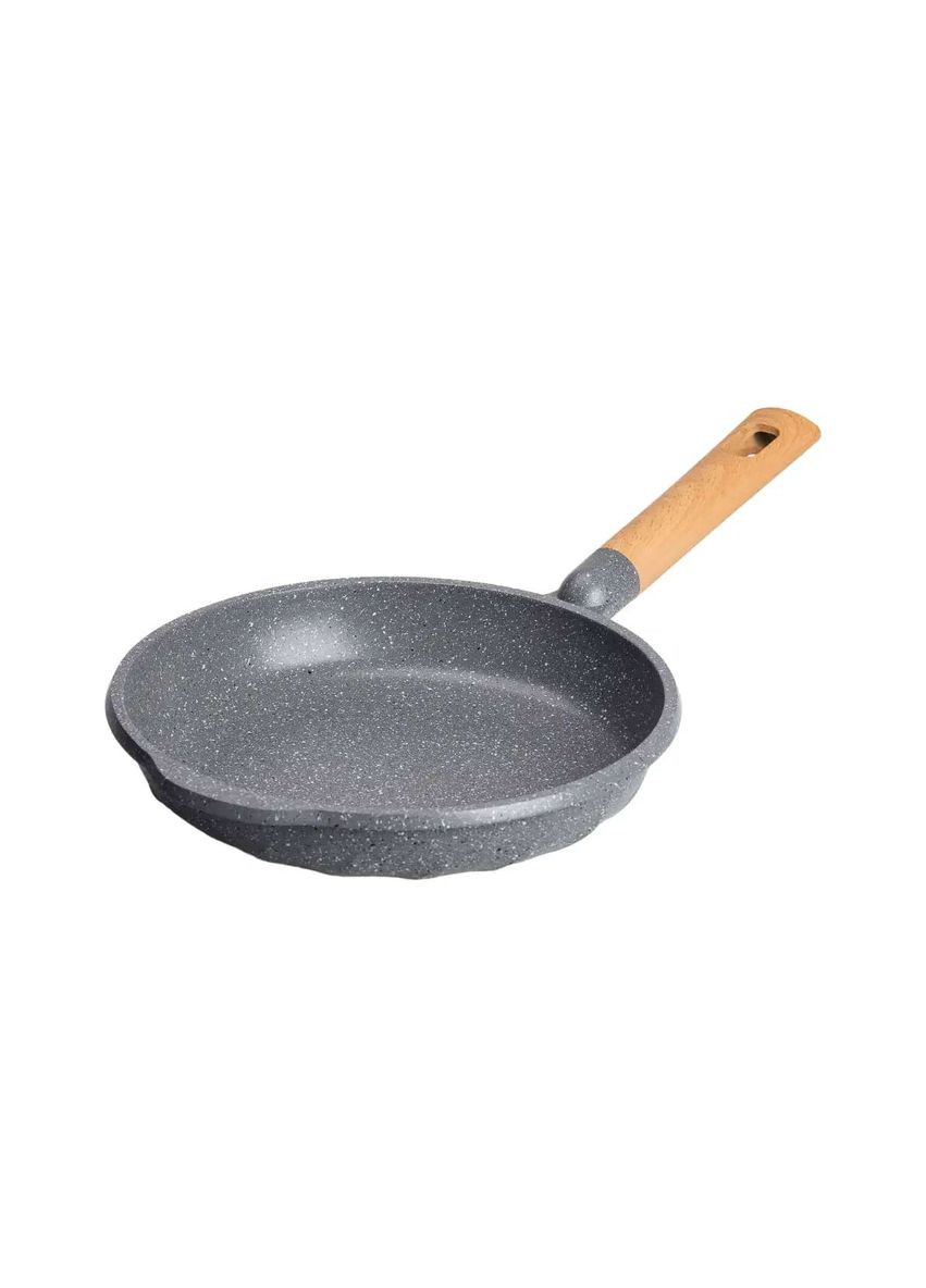 Сковорода алюмінієва MGC із мармуровим антипригарним покриттям 26 см, сірий MGC HP-4-419G No Brand (358885652)