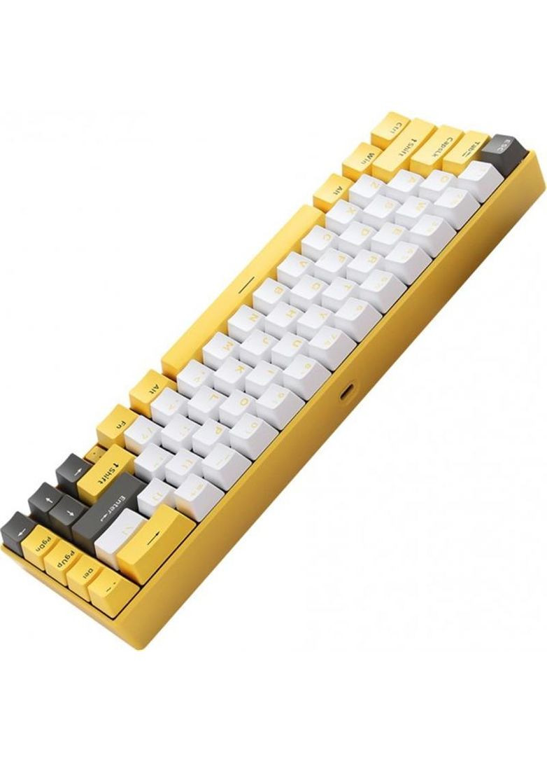 Клавиатура беспроводная BK67 Longhua Blue Yellow (mtbk67ymb) Motospeed (354734012)