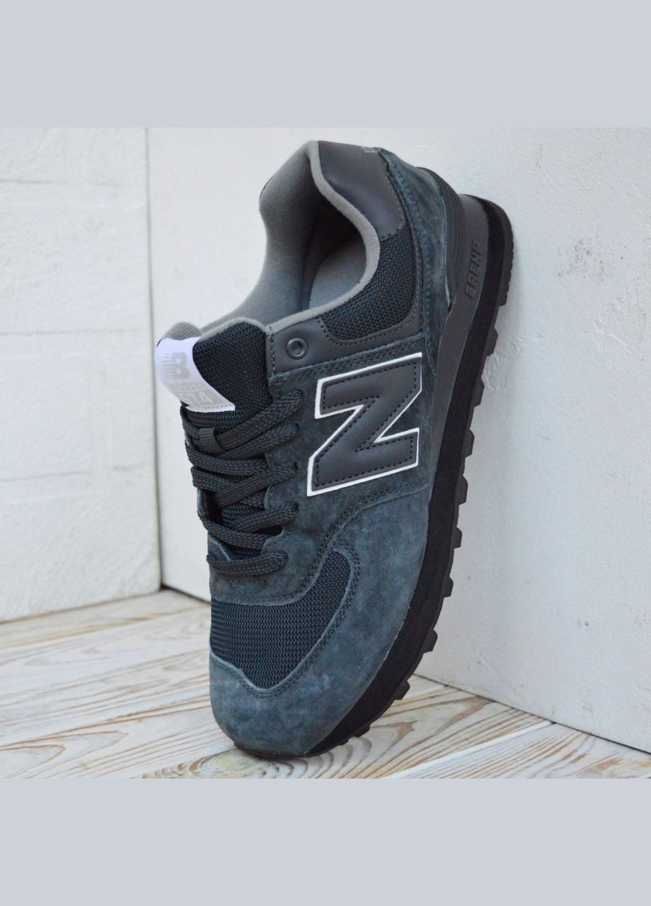 Серые демисезонные мужские кроссовки кеды серые замшевые с сеткой весенние осенние стильные отличное качество No Brand кросівки