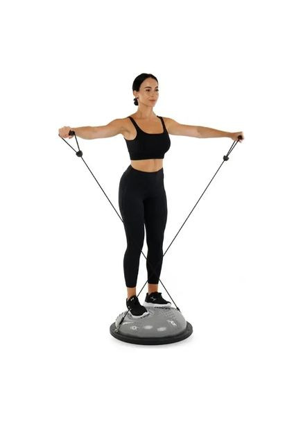 Гімнастична напівсфера для фітнесу, балансувальна подушка, PF-01 платформа 60 см Фіолетова Gemac (370973825)