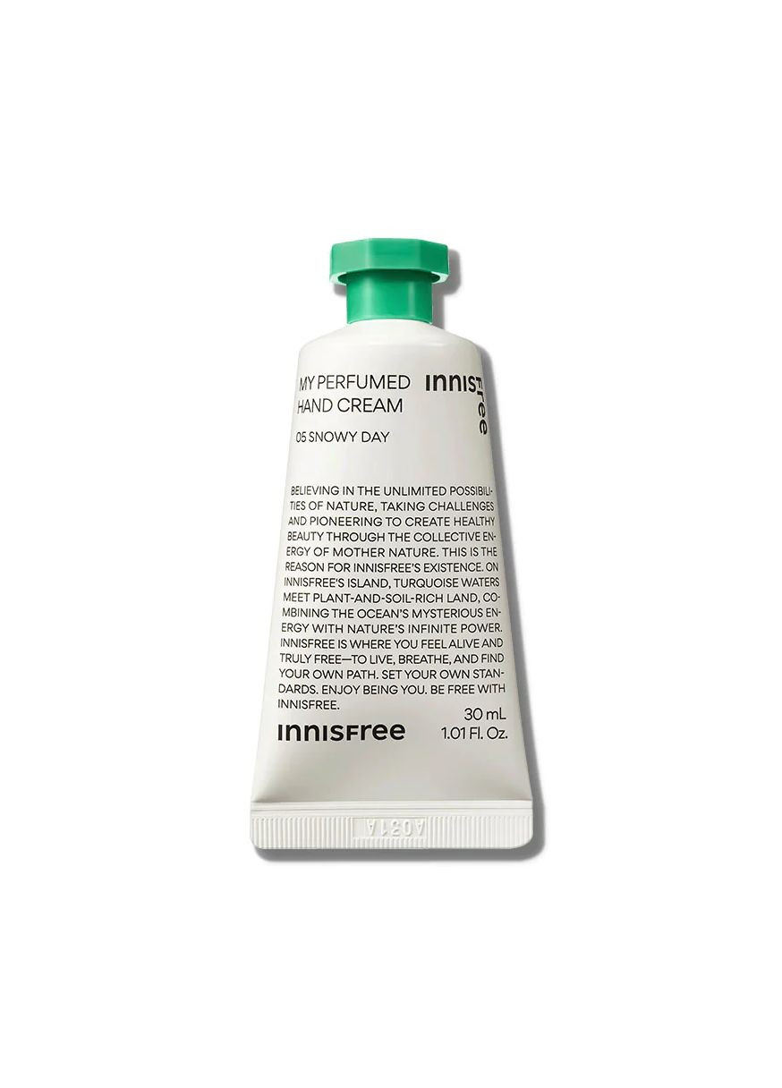 INNISFREE Парфюмированный крем для рук Jeju life Perfumed Hand Cream 05 Snowy Day 30 ml — Крем, Южная Корея (338254679)