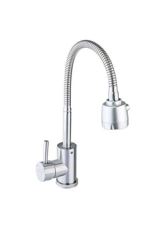 Змішувач для кухні SUS-011 Reflector (з рефлекторним виливом, нерж. сталь) (CH6185) Champion (321194285)