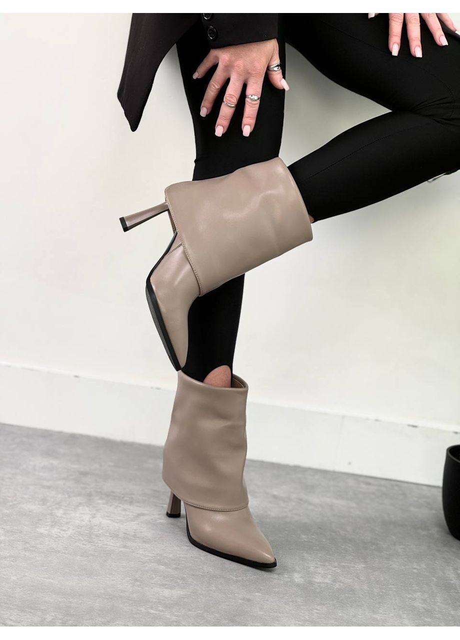 Коричневі демісезонна ботильйони elli Helen