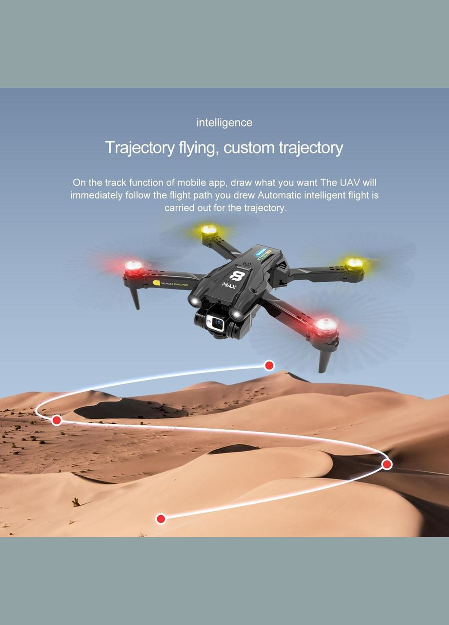 Квадрокоптер CWa YT163 – дрон с HD и 720 камерами с кейсом Черный (R051036) No Brand (330779012)