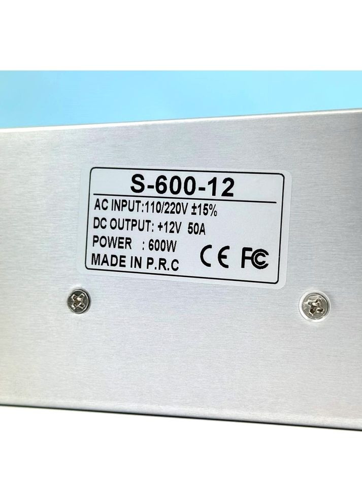 Імпульсний блок живлення 12V 50A METAL Zomei (368788911)