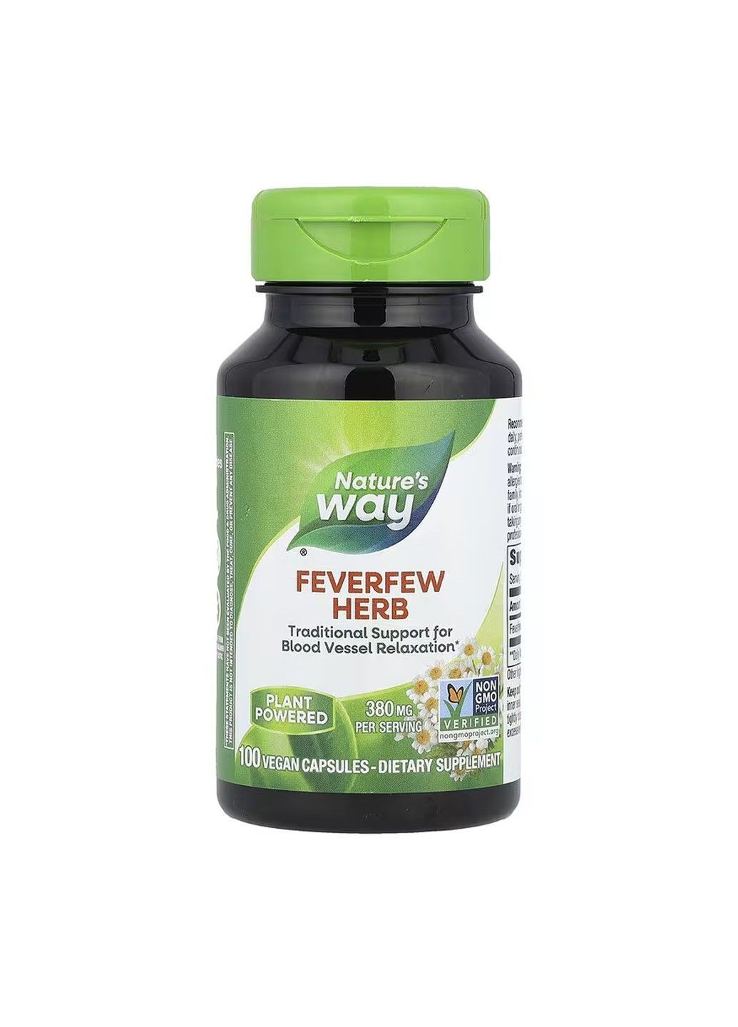 , Пиретрум девичий, 380 мг, 100 веганских капсул Nature's Way (364314379)