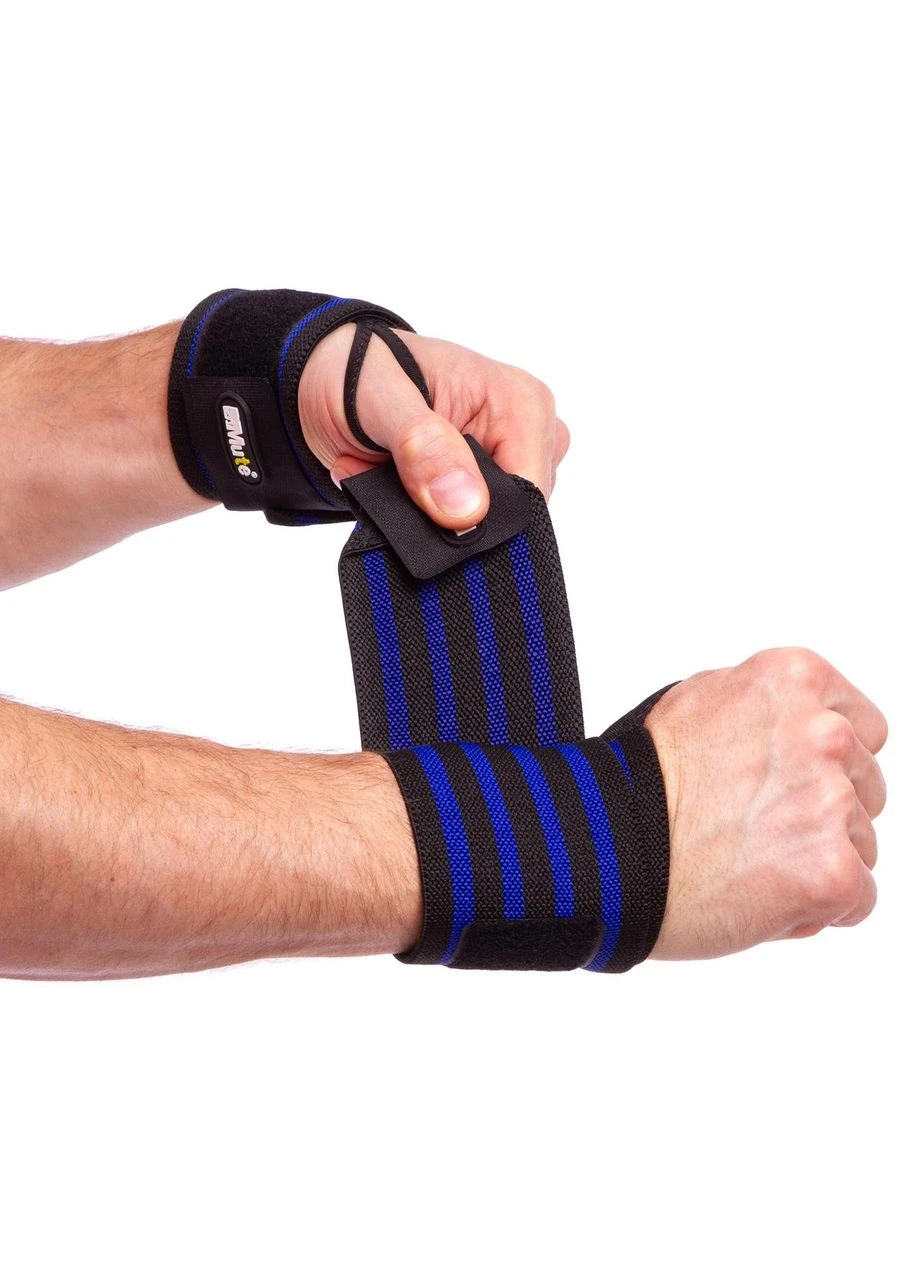 Бинты кистевые для жима (2шт) STRENGTH WRIST WRAPS SP-TA-311 (PL, эластан, р-р регулируемый, ) SP-Sport (361439993)