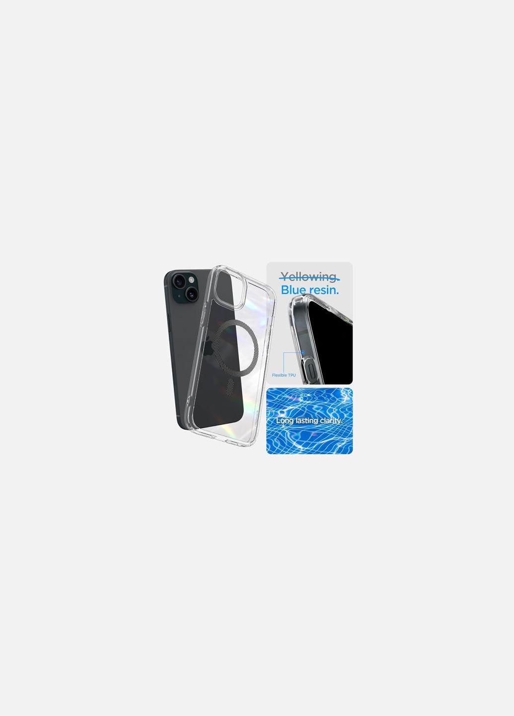 Чехол для мобильного телефона (ACS06803) Spigen Apple iPhone 15 Ultra Hybrid MagFit Black (275099447)