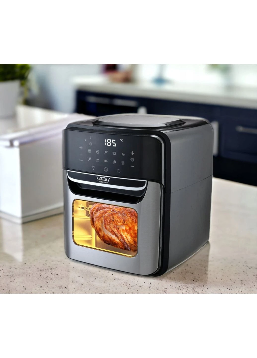 Аерофритюрниця, Дегідратор, Духовка KITCHEN VAF 1005 Аерогриль VOV (368801472)