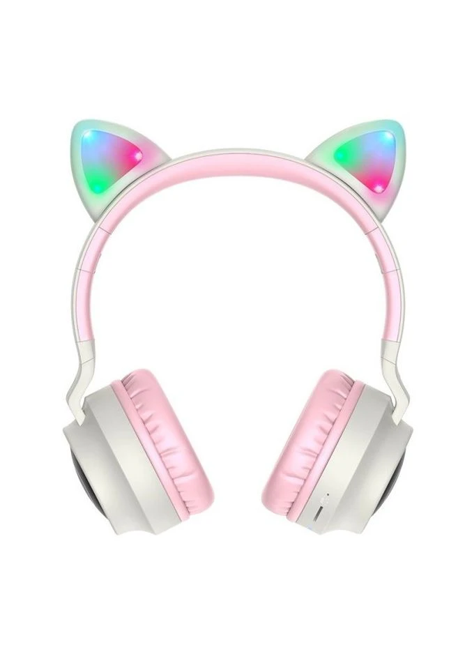 Bluetooth-гарнітура W27 Cat Ear бездротові навушники з картою пам'яті для смартфонів сірий Hoco (370164035)
