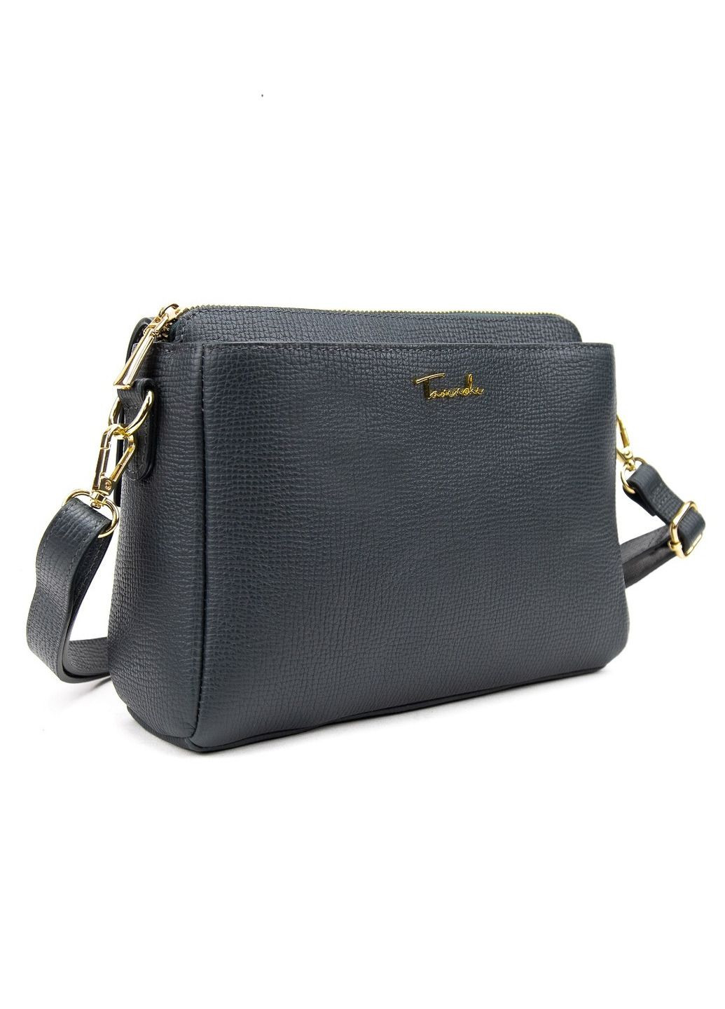 Жіноча сумка кросбоді через плече з великим замком з натуральної шкіри RoyalBag CH-027 (331532797)