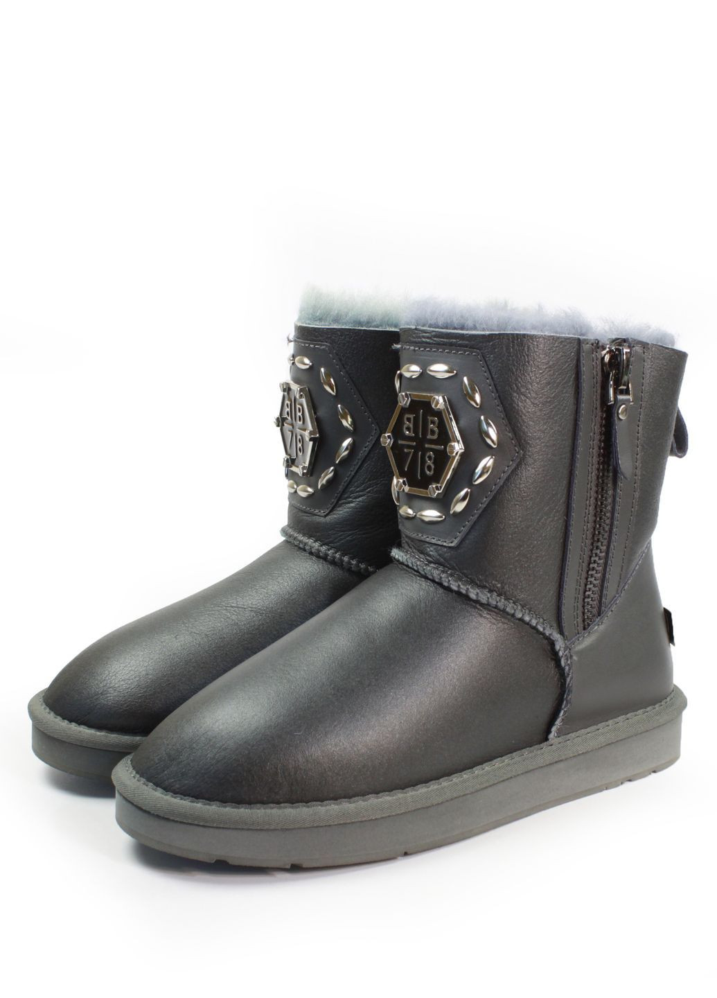 Жіночі шкіряні угги It-Girl (364847439)