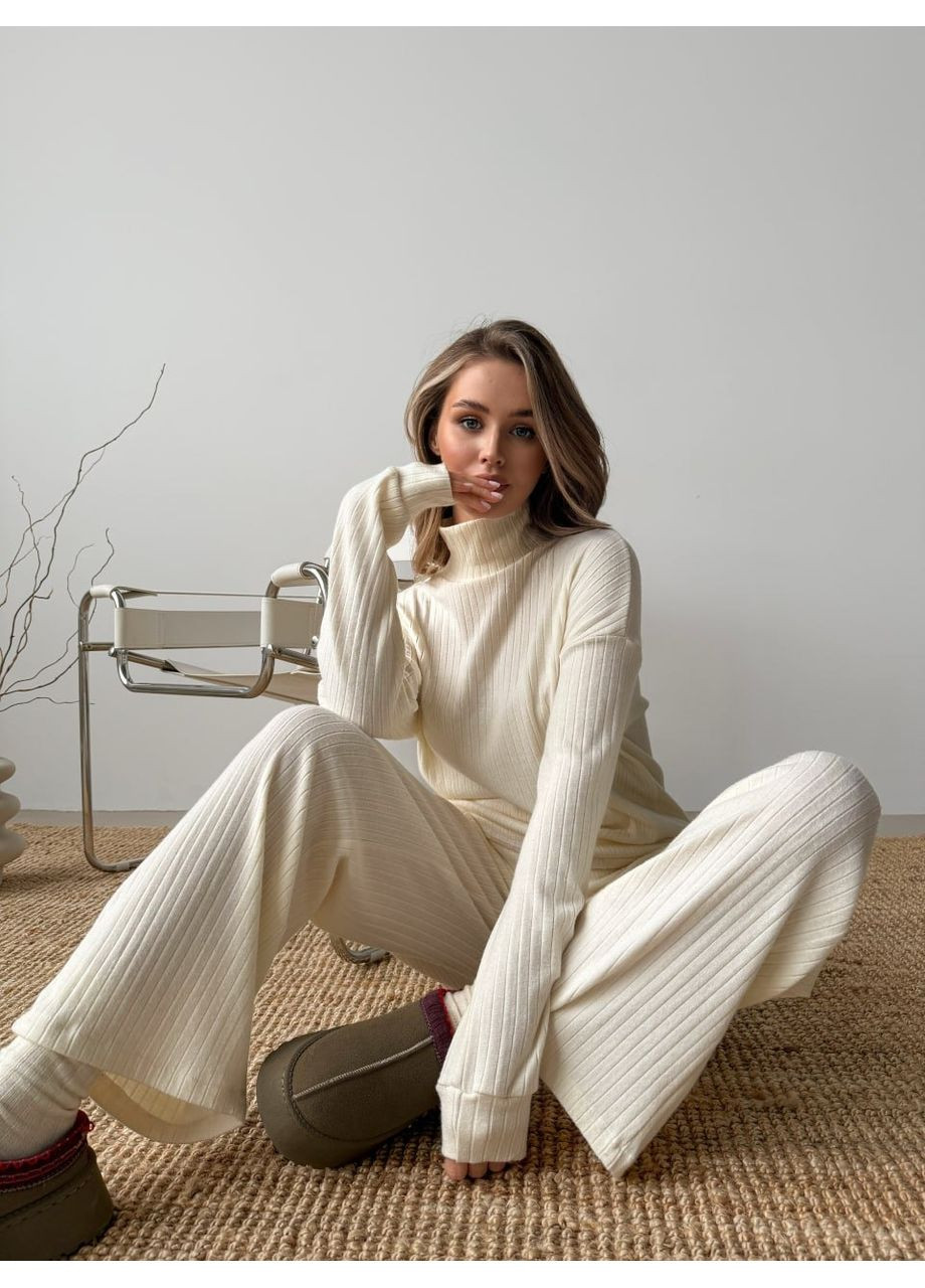 Костюм (кофта, штани), колір Молочний Fashion (361310305)