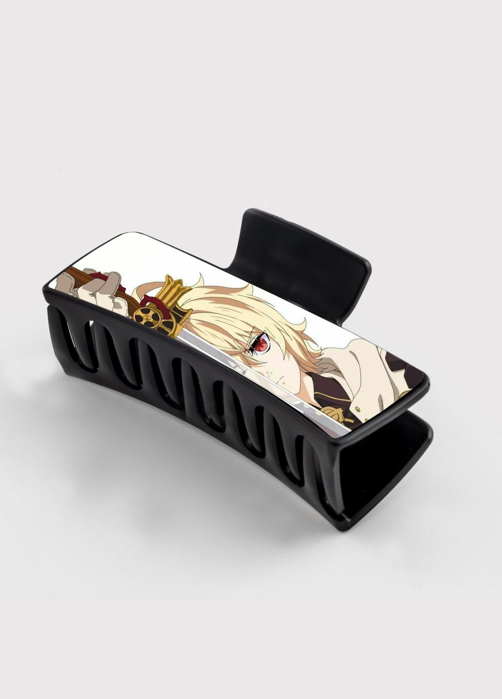 Заколка крабик для волос Аниме Последний серафим #0003 черный No Brand (315631155)