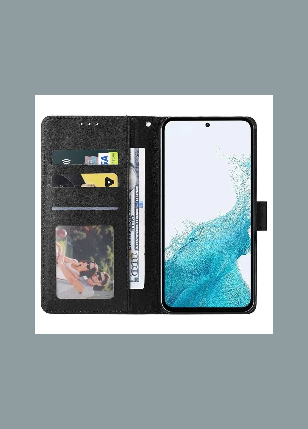 Чохол-книжка для Poco M6 Pro Рожевий магніт шнурок Xiaomi (322212065)