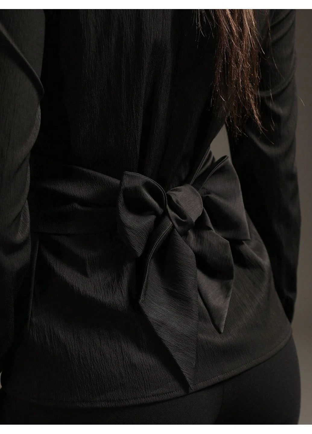 Чорна блуза SHEIN