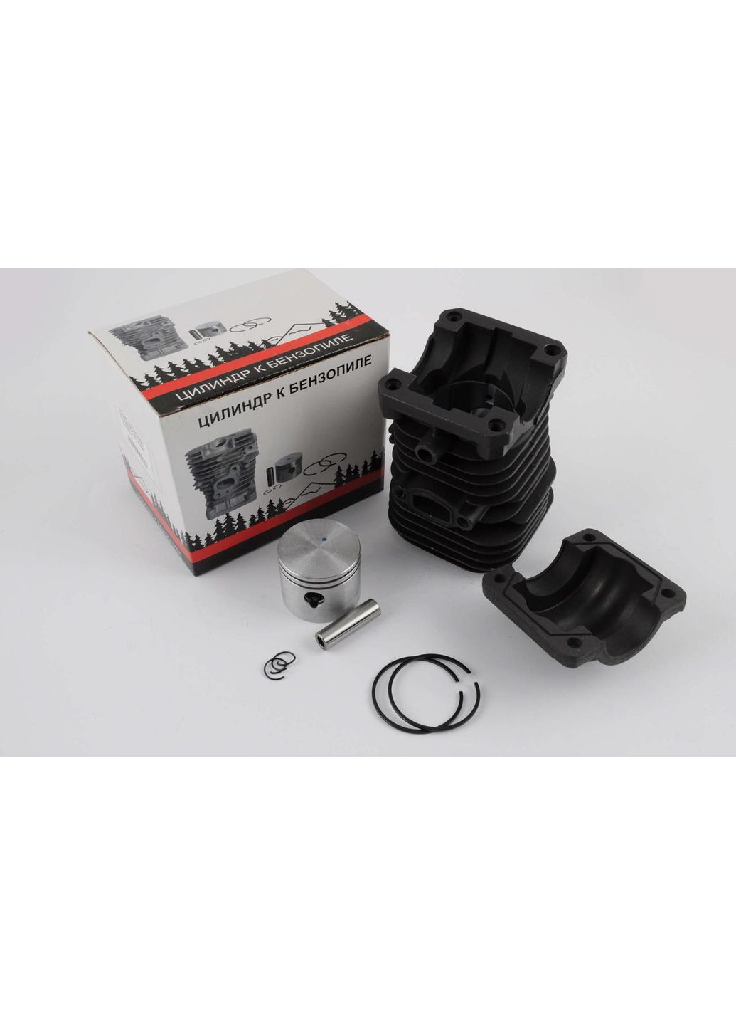 Поршнева б/п (ЦПГ) для Partner P350 (Ø41,1) (+піддон) (чорна) No Brand (370961696)