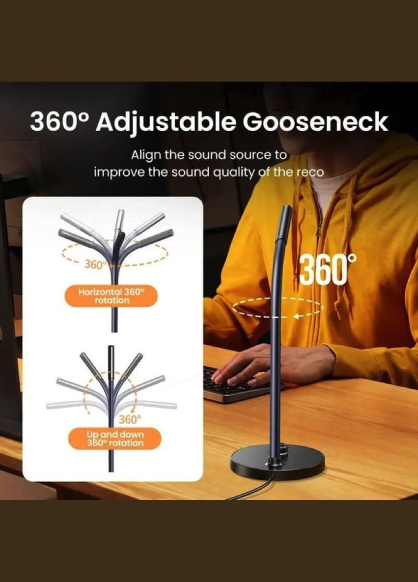 Настольный микрофон Desktop USB Microphone(UGR-90416) Ugreen CM564 (346276059)