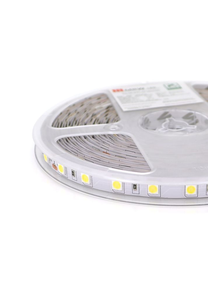 Світлодіодна стрічка Mervesun MRW-5050-B-24 4K, (60 світлодіодів), 24V, 11W, IP20, під паяння, 10 метрів котушка, White Mervesan (315503649)