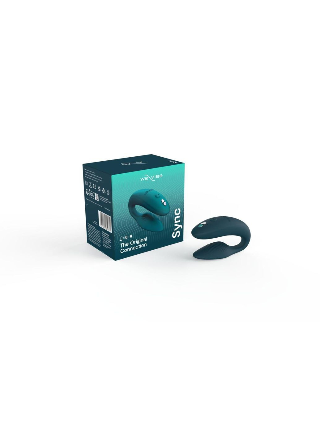 Вибратор для пар SYNC 2 Green Velvet – Bluetooth We-Connect, водонепроницаемый, магнитная зарядка We-Vibe (371390341)