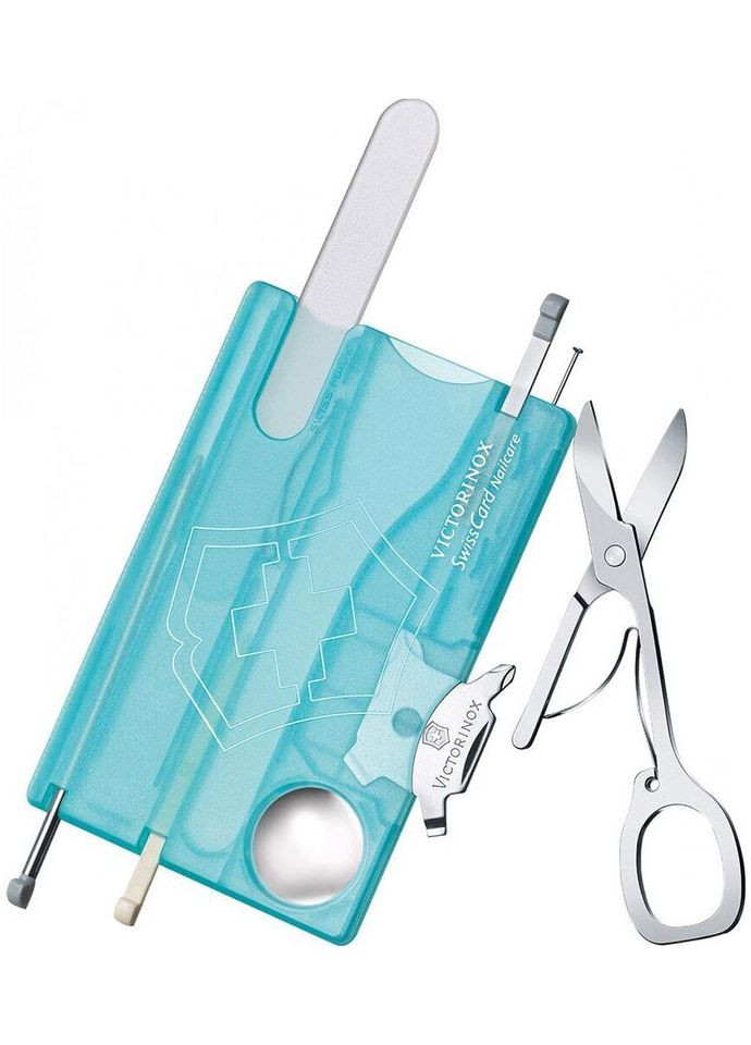 Ніж SwissCard NailCare Transparent Blue (0.7240.T21) Victorinox (391388184)