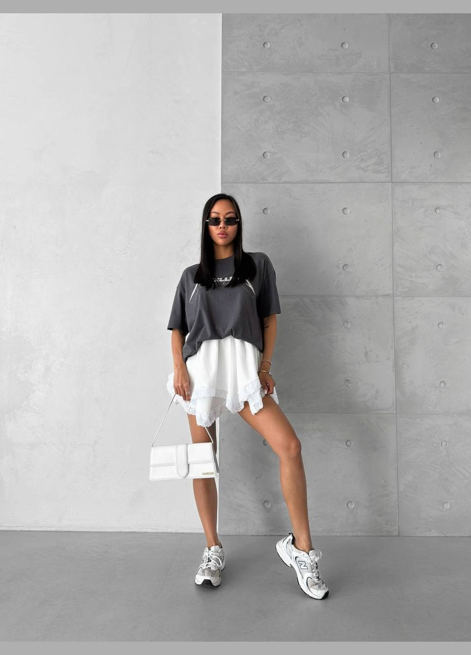 Міні спідниця з мереживом MonCher (330255374)