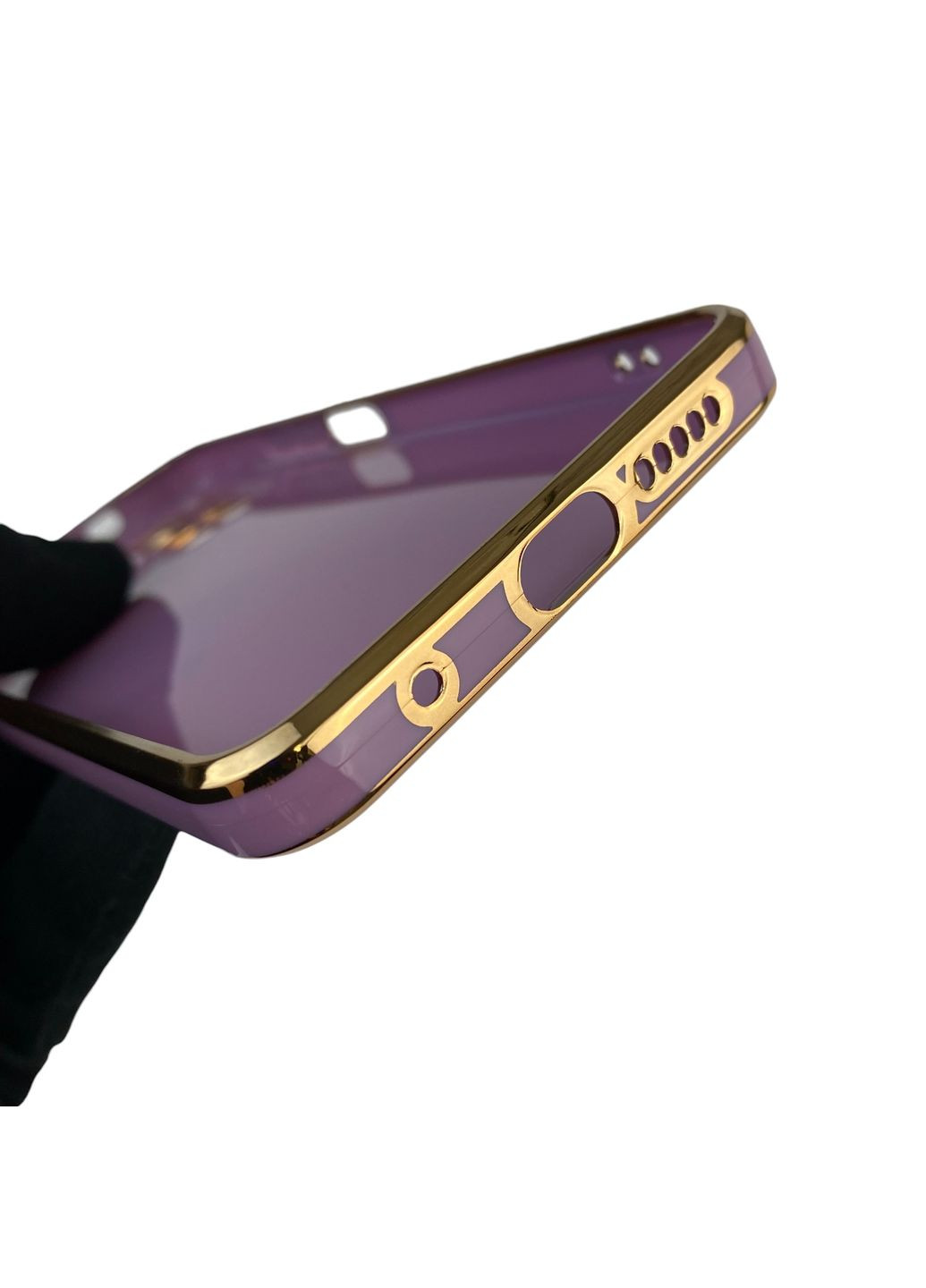 Чехол для Redmi Note 11 4G с кольцом MagSafe с золотой окантовкой на редми нот 11 черничный gs1 Xiaomi (366229659)