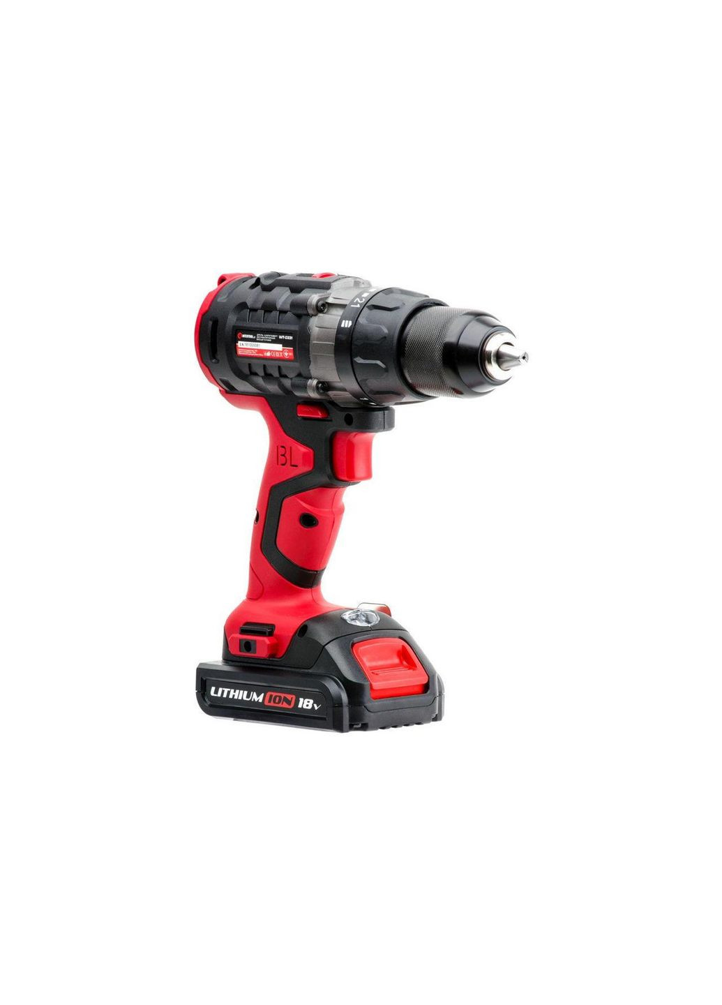 Аккумуляторный шуруповерт 18 В с бесщеточным двигателем для работы по дереву и металлу, 2 Intertool (332203155)