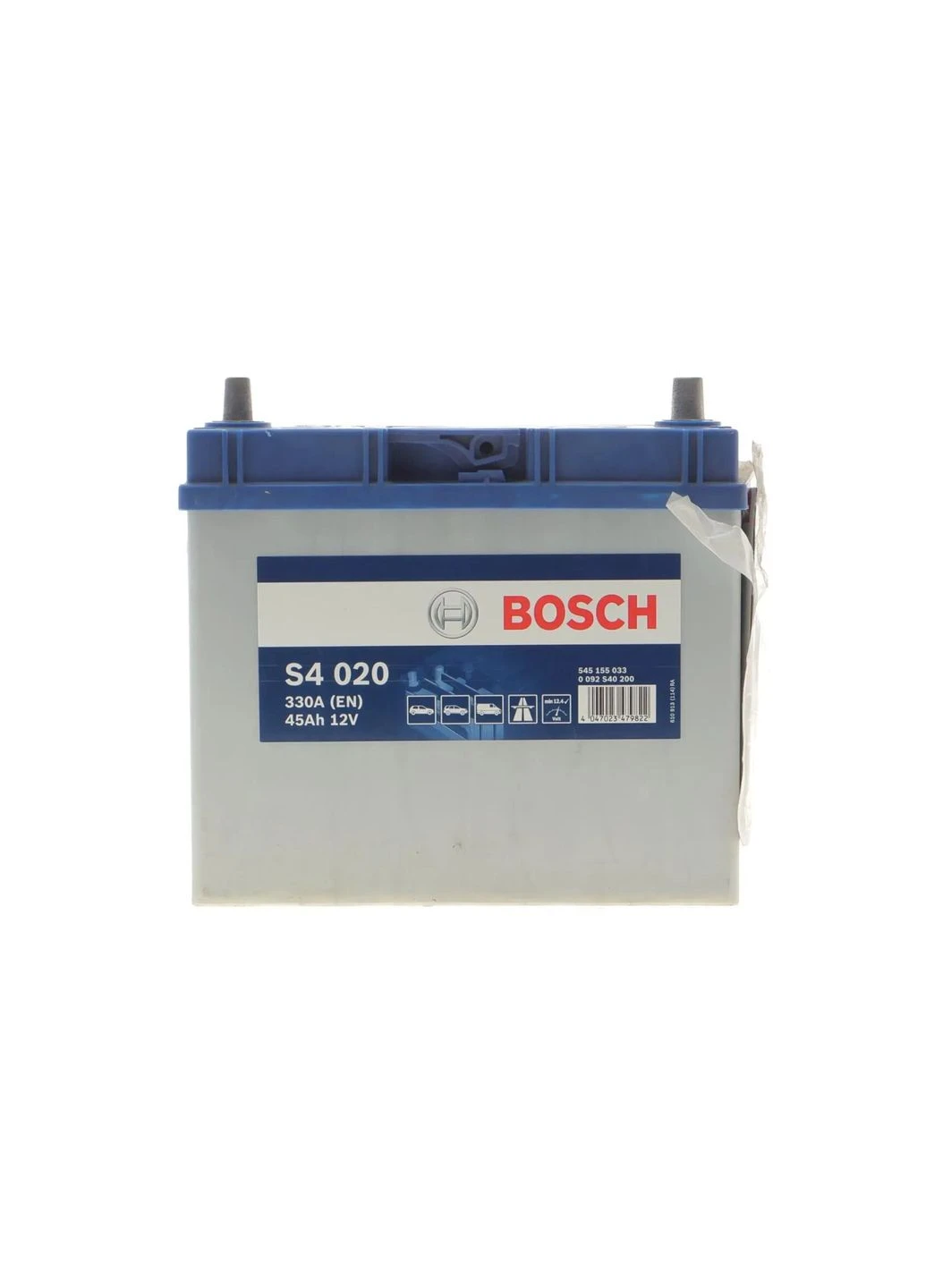 Аккумулятор 12В/45Ач/330А/11,43кг Bosch (380859927)