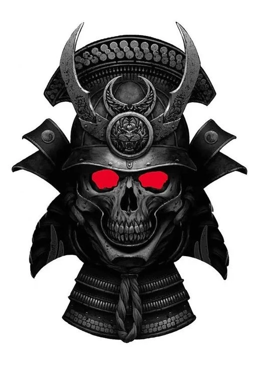 Шеврон патч "Череп самурай — дух помсти" (morale patch) Зробимо будь-який шеврон! No Brand (290416517)