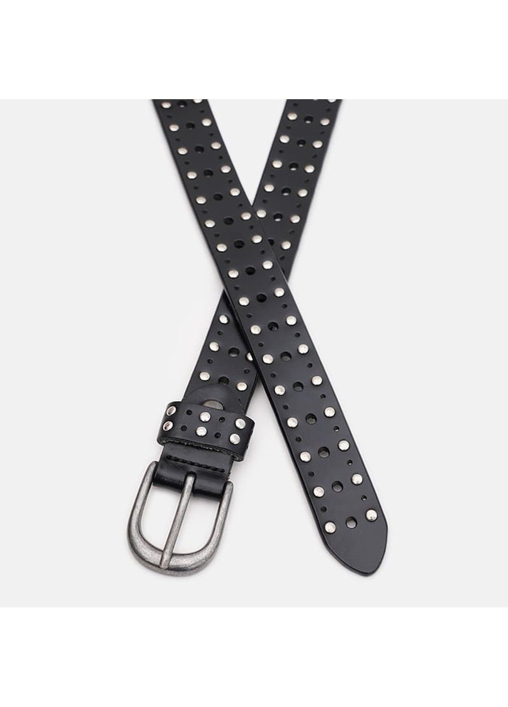 Жіночий ремінь шкіряний CV1zK-098bl-black Borsa Leather (323581290)