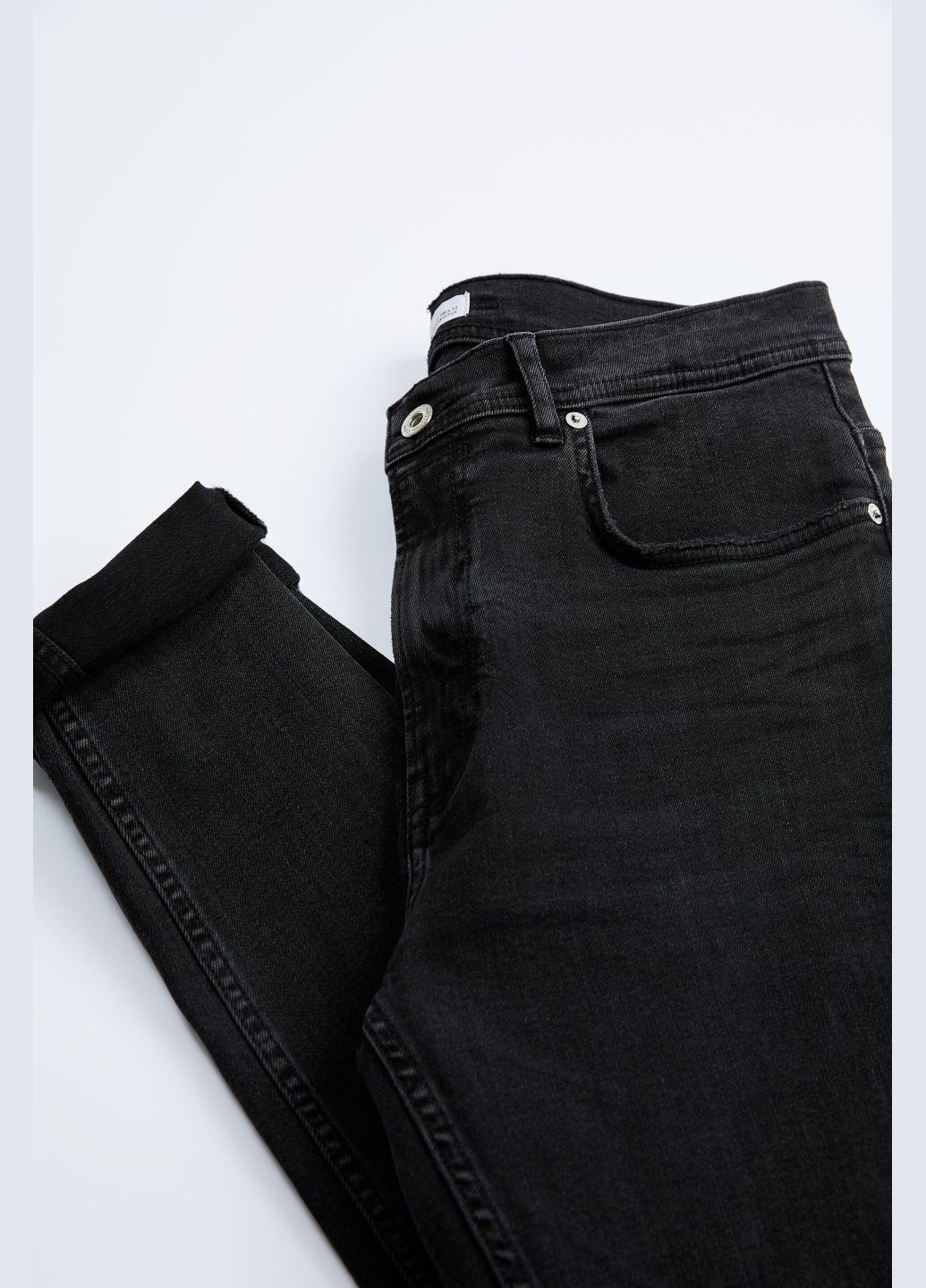 Черные демисезонные джинсы Skinny Cropped 4060/360/822 Zara