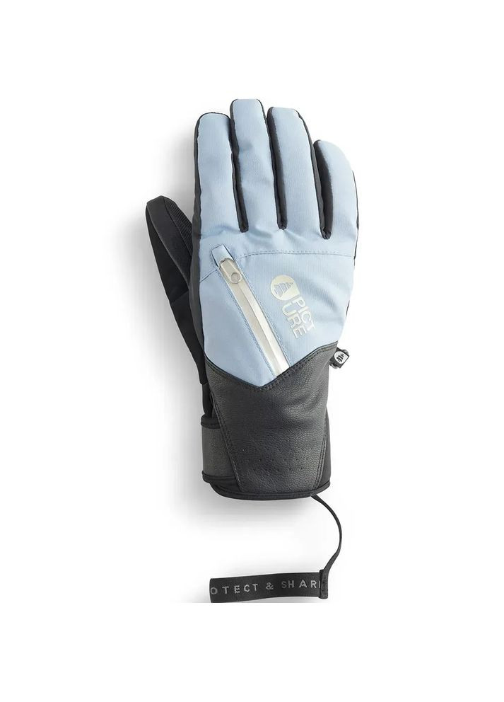 Перчатки женские Kakisa Women Черный-Голубой Picture Organic (366664954)