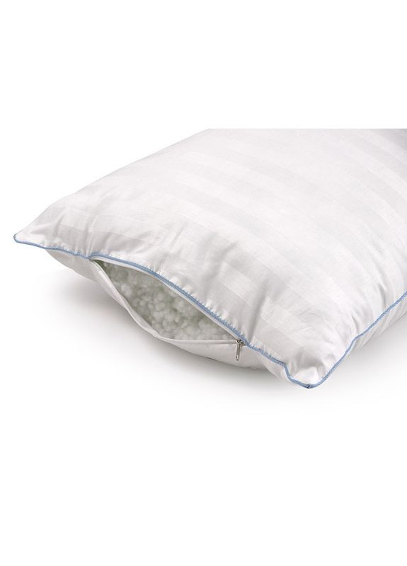 Подушка 50x70 - Deep sleep силиконовая сатин страйп белая (26295) Руно (307413876)