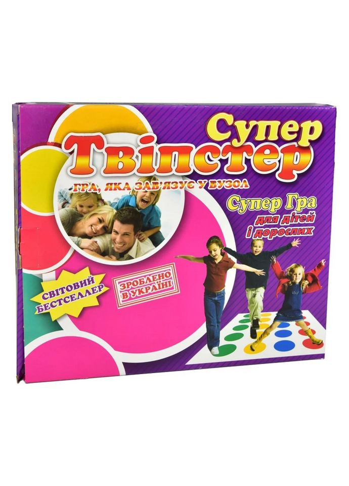 Гра Супер "Твістер" 379ST українською мовою No Brand (315755633)