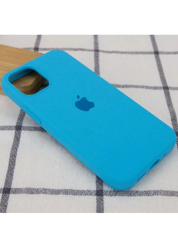 Чохол Silicone Case Full Protective (AA) для Apple iPhone 15 Plus (6.7\") Голубий Epik (373938355)
