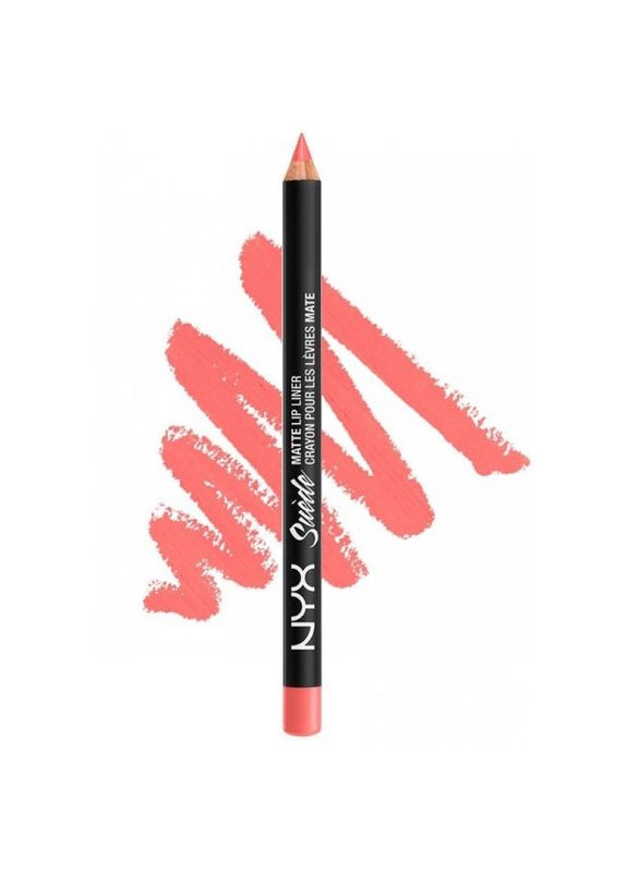 Матовий олівець для губ Suede Matte Lip Liner 1 г Life's Is A Beach (SMLL02) NYX Professional Makeup (279364318)