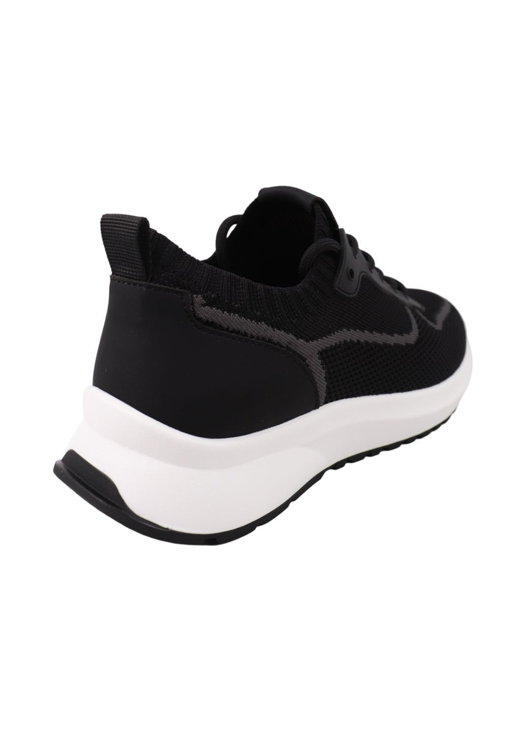 Черные кроссовки мужские черные текстиль Brooman 1065-25LK