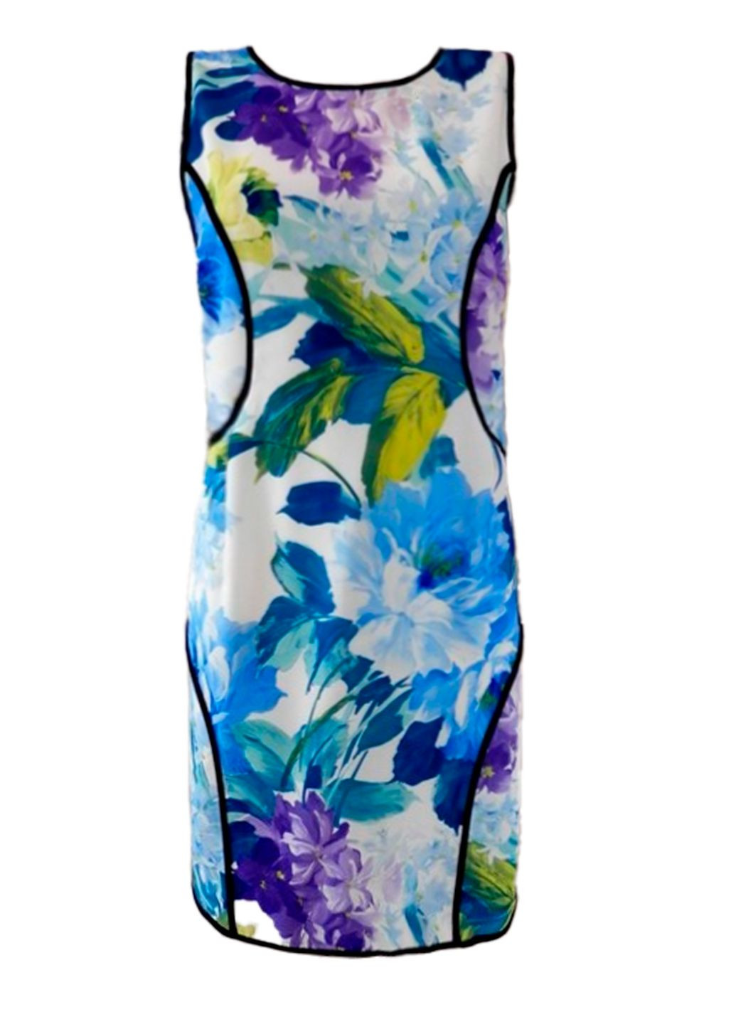 Комбинированное кэжуал женское мини платье Oasis с цветочным принтом