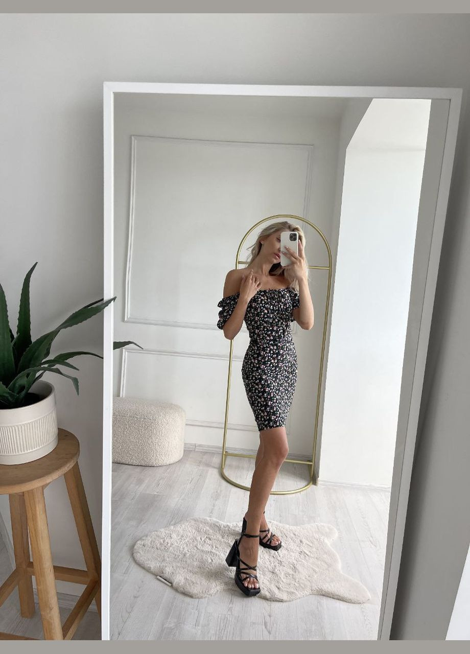 Чорна коктейльна, пляжна, повсякденний, кежуал, вечірня жіноча сукня силуетна No Brand