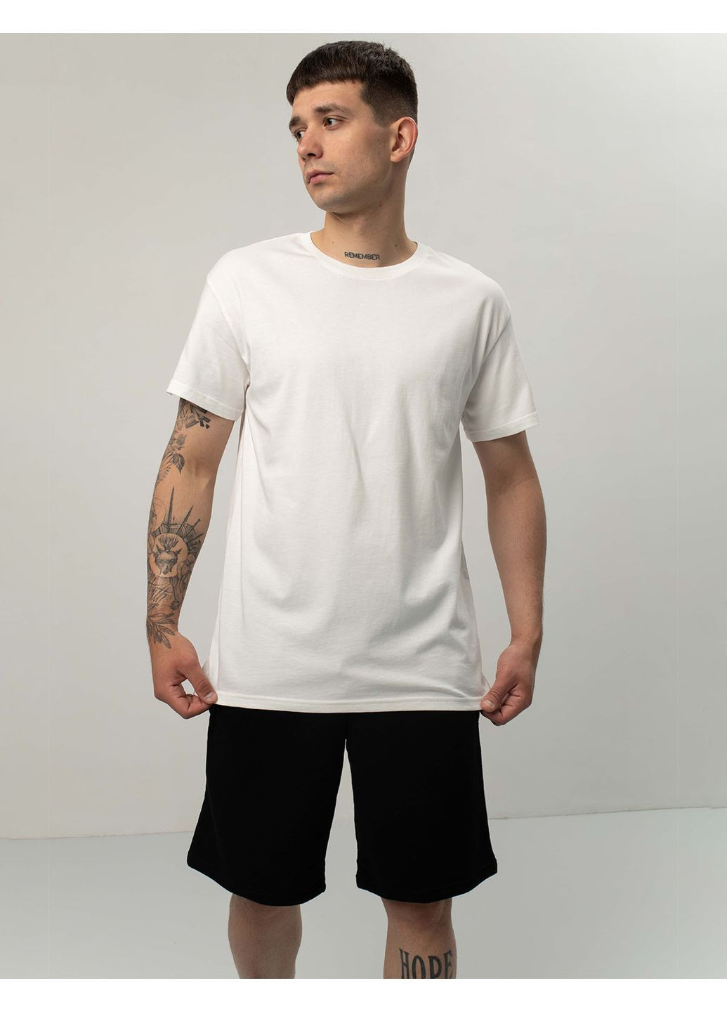 Молочная унисекс футболка коттон (0011600sml3xl) Casual Trend №116