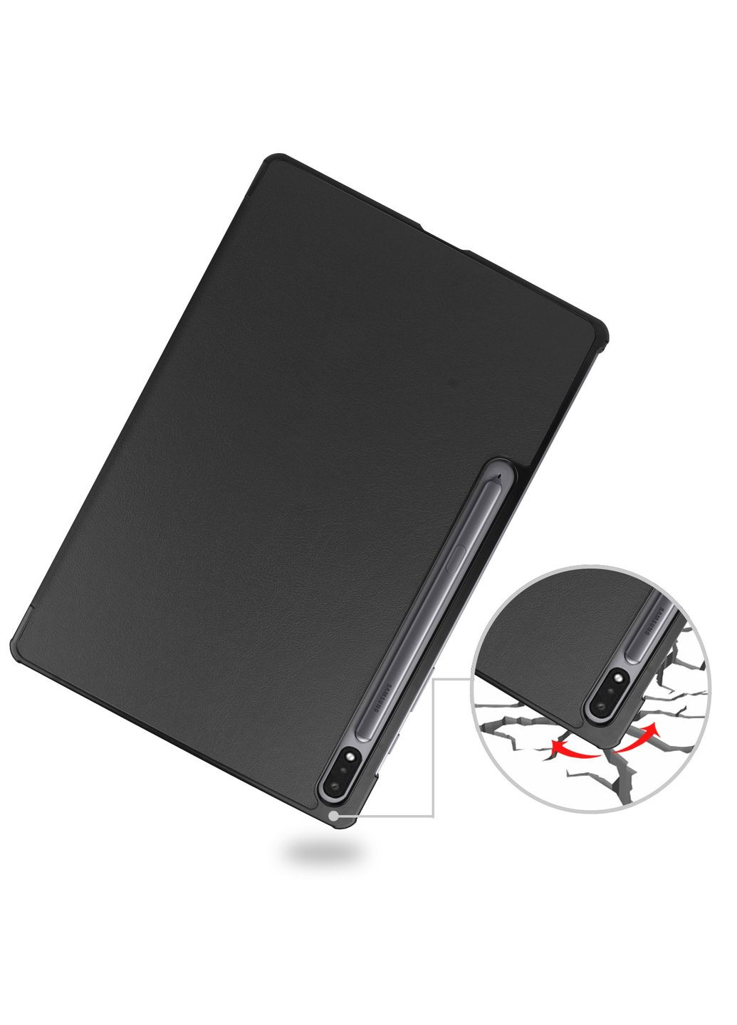 Чохол-книжка Smart Case для Samsung Galaxy Tab S10 Plus SM-X820/SM-X826 Black (712232) BeCover (370618723)