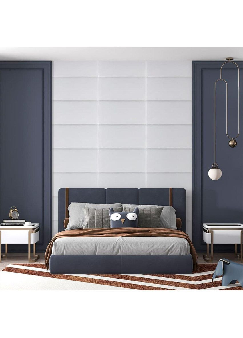 3D панель стеновая самоклеящаяся 700х700х5мм Lichi square white D (3DPanda-1802) Sticker Wall (323155174)